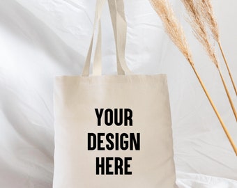 Custom Tote Bag, Personalized Custom Canvas Tote, Customized Tote Bag with Text, Photo, Logo Full Color Print, Welcome bags