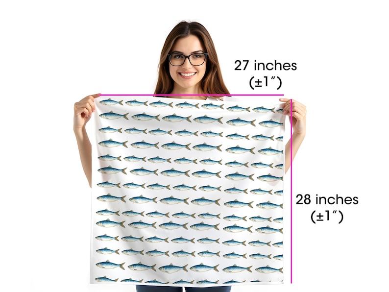 BijoulandInc Sardine Tea Towel - Thumbnail 4