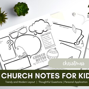 Bible Journaling Printable | Bible Study Journal | Church Flyer Sermon Notebook