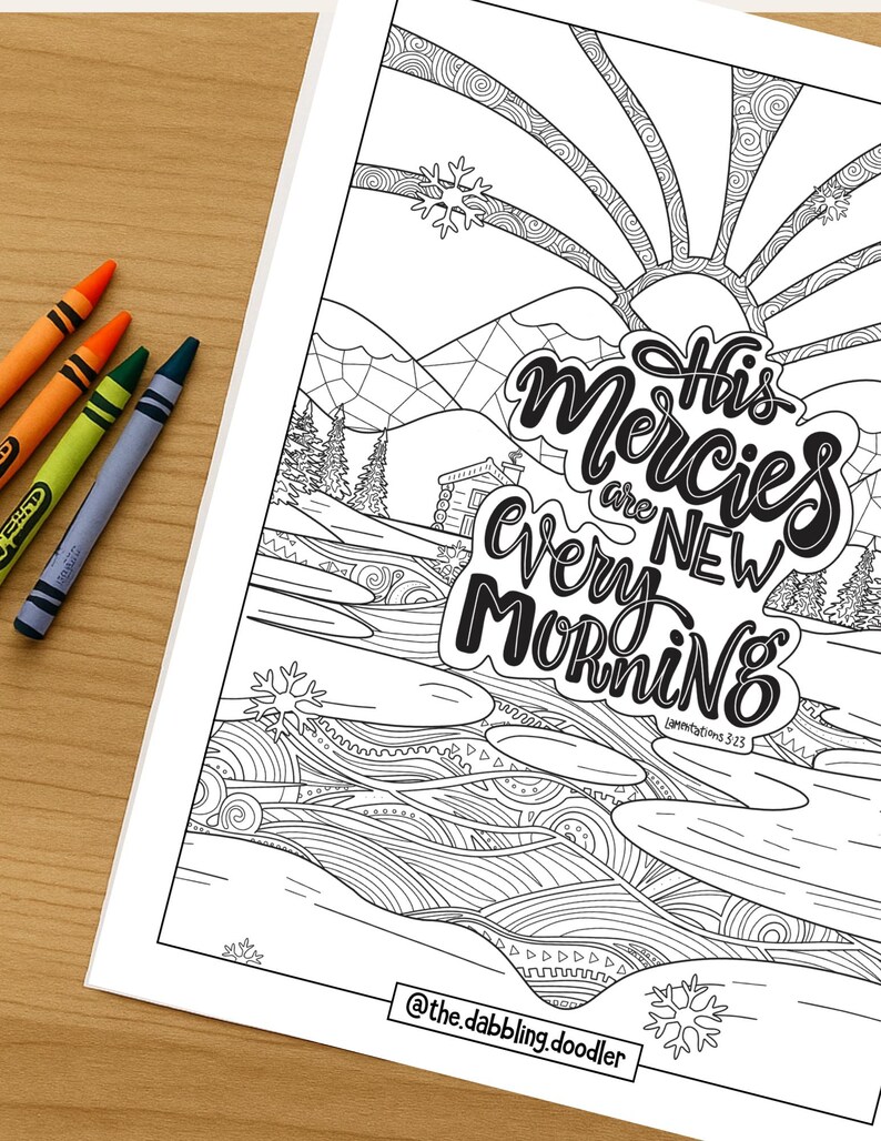 Bible Verse Coloring Page Printable, Christian Adult Coloring Page PDF ...