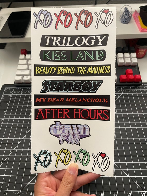 The Weeknd Sticker Sheet - Etsy UK