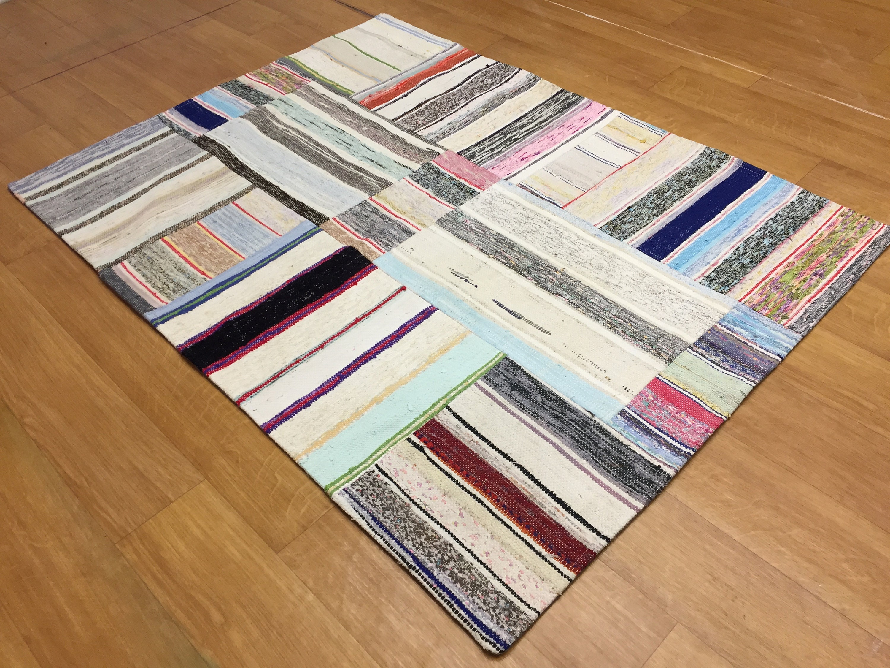 Turc Kılım Patch, Rug6.4 Pieds Tapis, Tapis Design, Interieur, Zone Kılım, De Meubles, Bohème Stıle Coloré Azteg