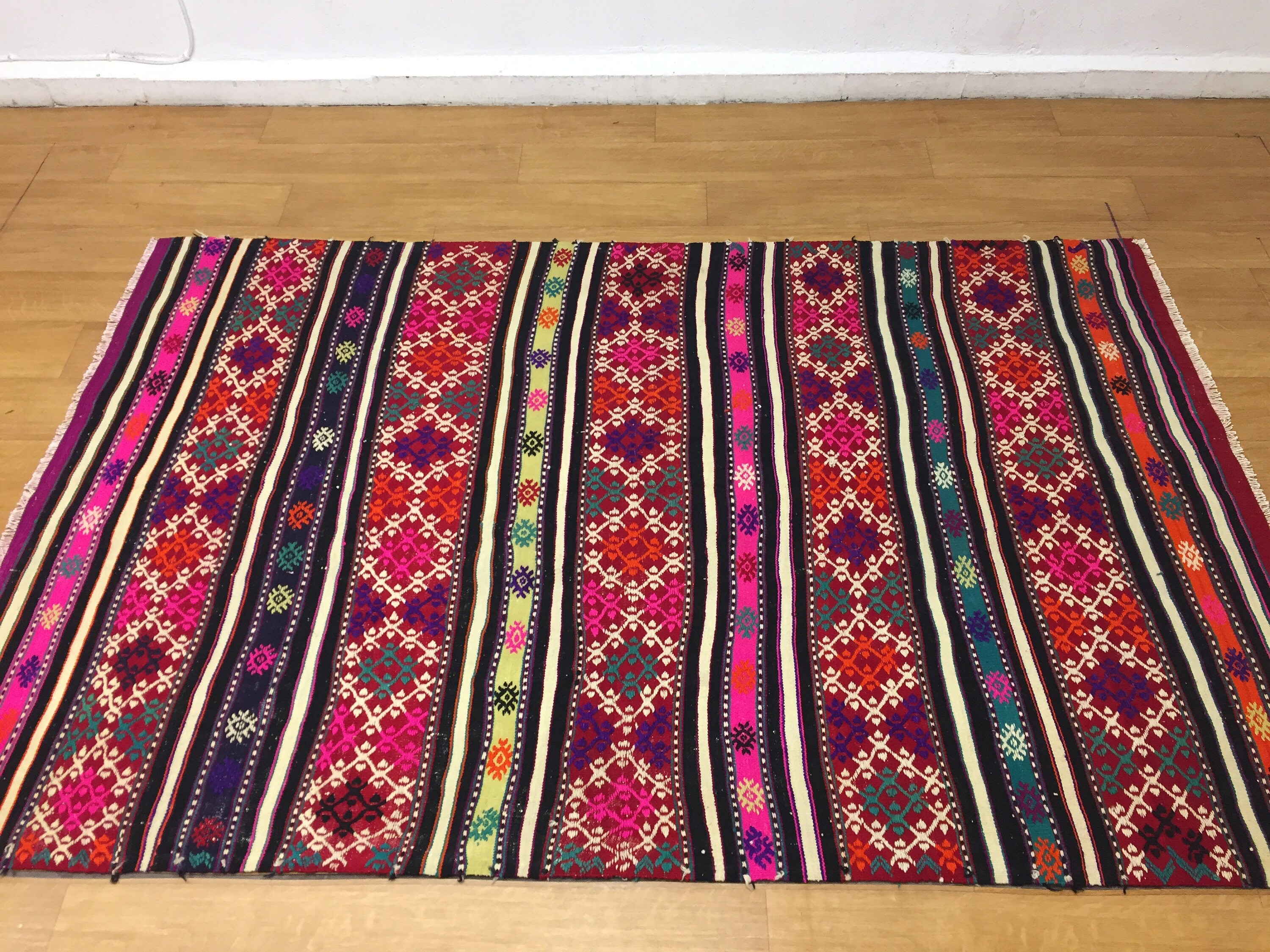 Turkish Kilim Rug5x8 Ft Vintage Kilim pink Kilim Rug Area Etsy