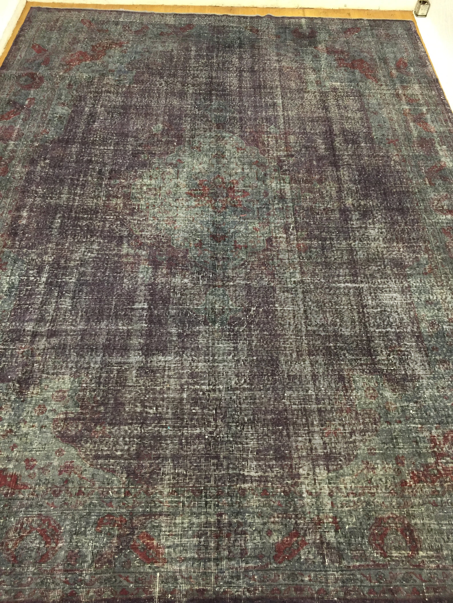 Aubergine Color Rug 9x12 Feet Room Kilim Tribal Rug Custom Rug Etsy