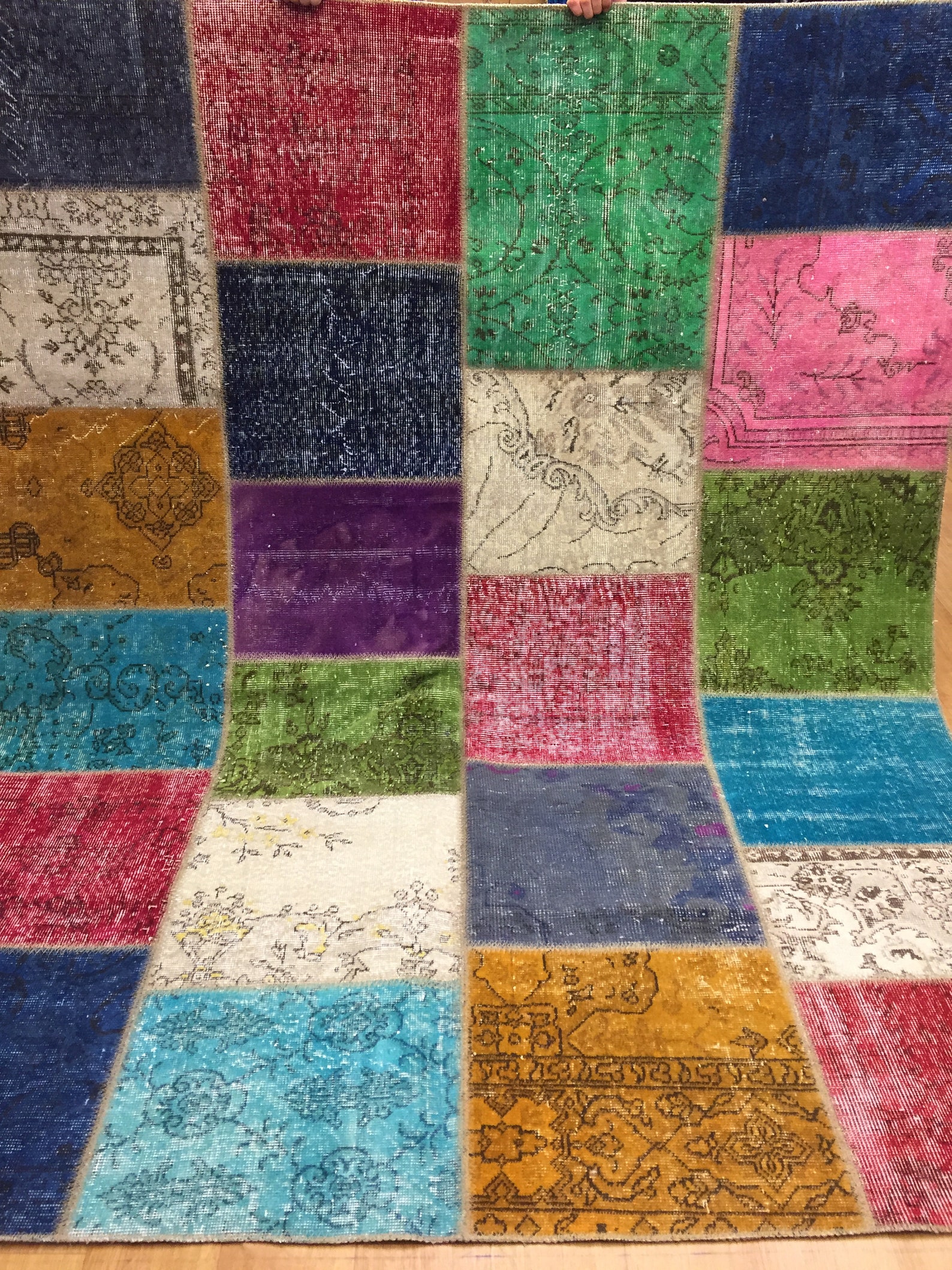 7X8 FEET RUG Patchwork Feet Rugpatch Rugmulti Rugdesigner Etsy