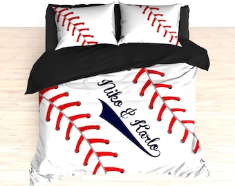 Baseball Comforter Etsy