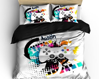 Video Game Bedding Etsy