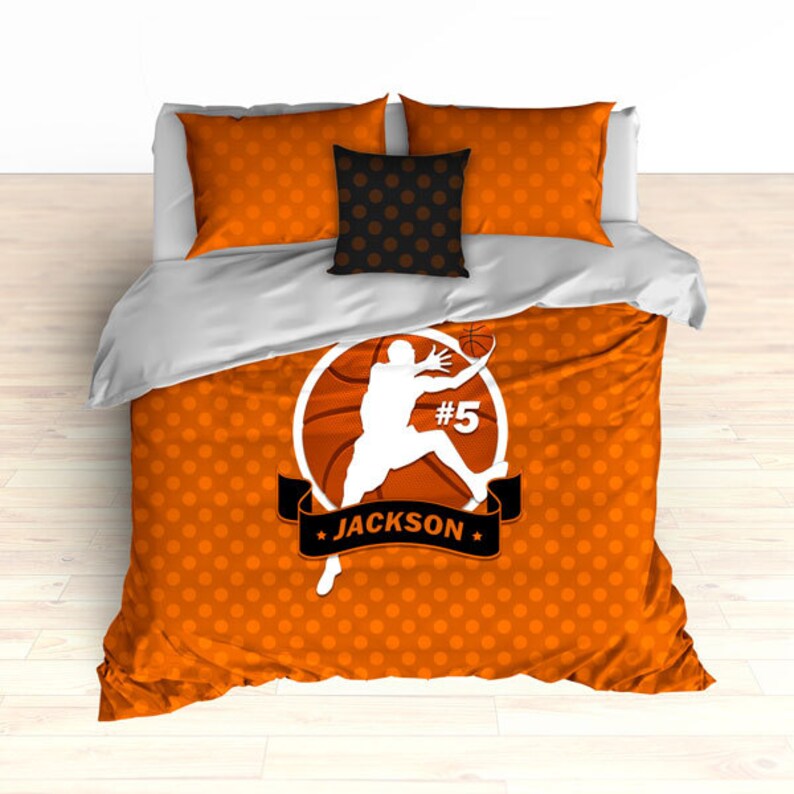 Custom Basketball Bedding Basketball Theme Bedding Etsy
