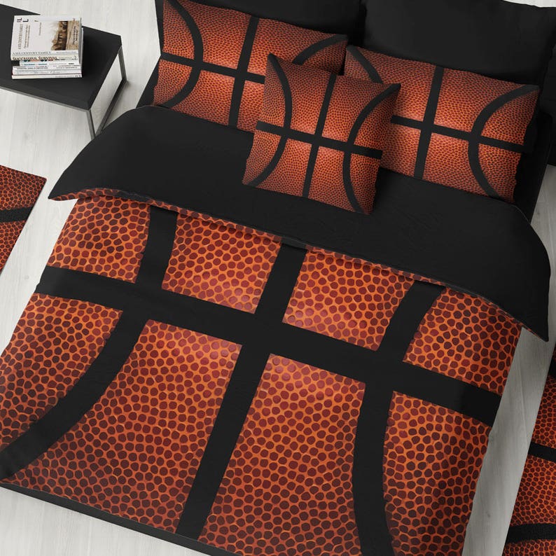Basketball Bedding Basketball Duvet Basketball Comforter Etsy