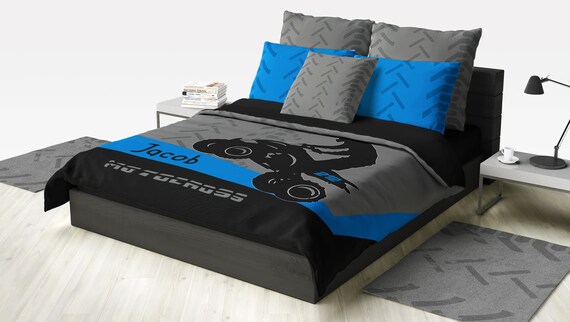 Atv Motocross Bedding Quad Dirt Bike Bedding Atv Comforter Etsy