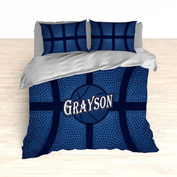 Personalized Basketball Bedding Basketball Duvet Basketball Etsy