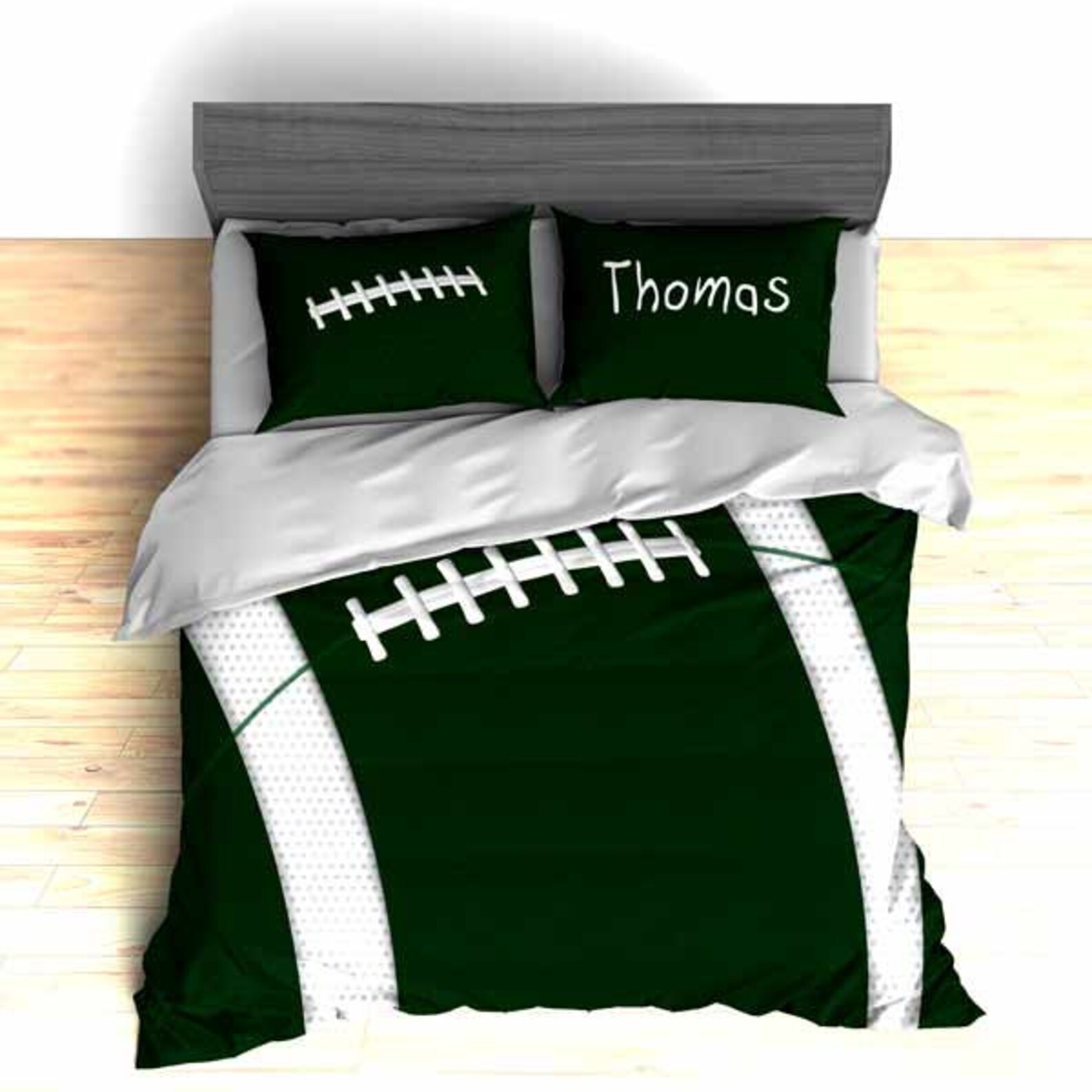 Football Bedding Football Duvet Football Comforter Team Etsy