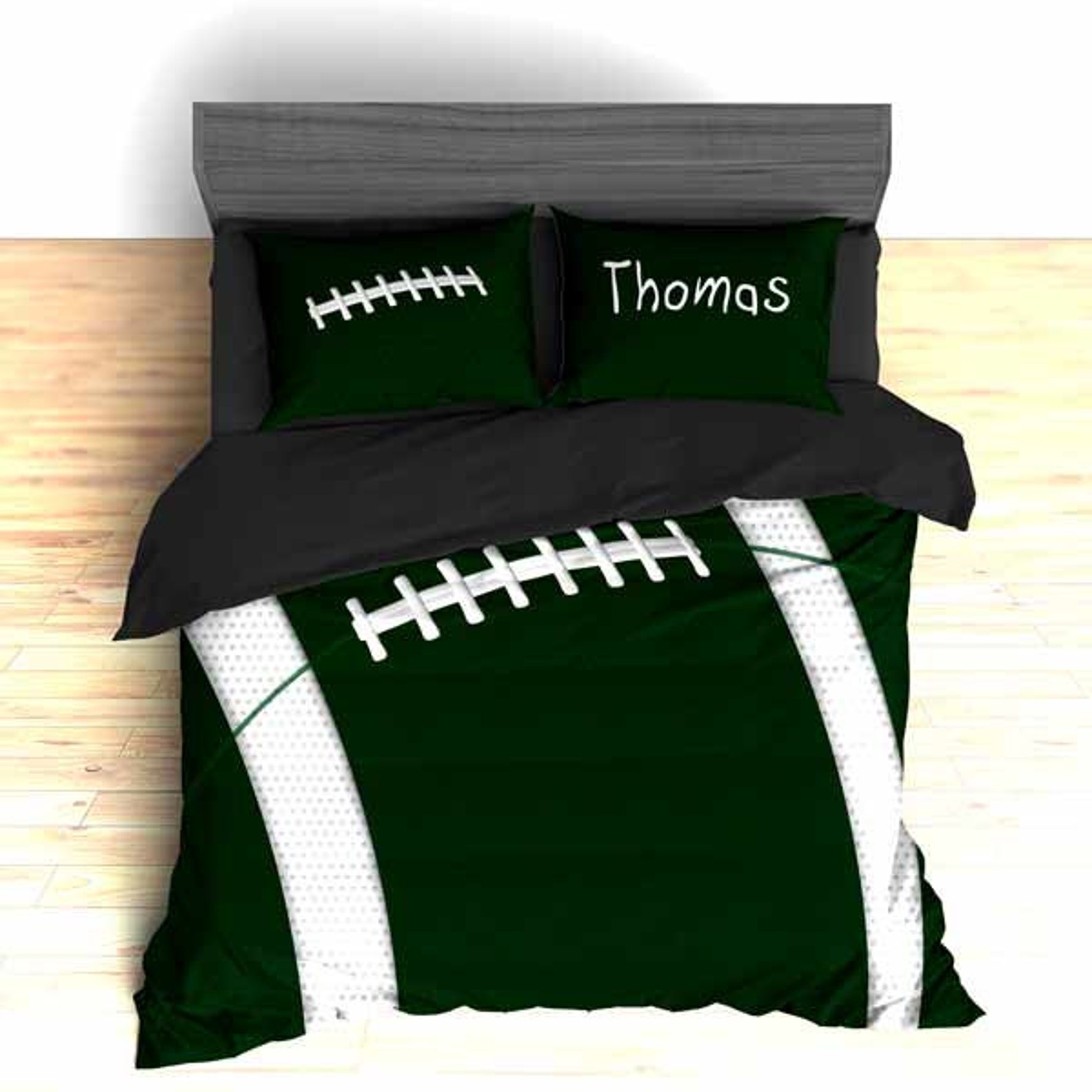 Football Bedding Football Duvet Football Comforter Team Etsy