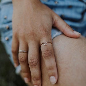 Charm Ring, Stackable Ring, Loop Ring, Stacking Ring, Jewelry Supplies, Permanent Jewelry supplies, Ring for Charms