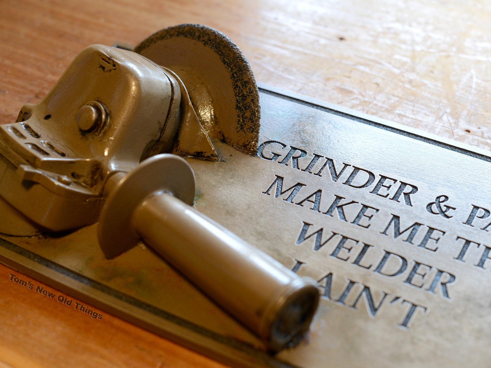 Grinder & Paint Make Me the Welder I Ain't. Funny Gift Etsy