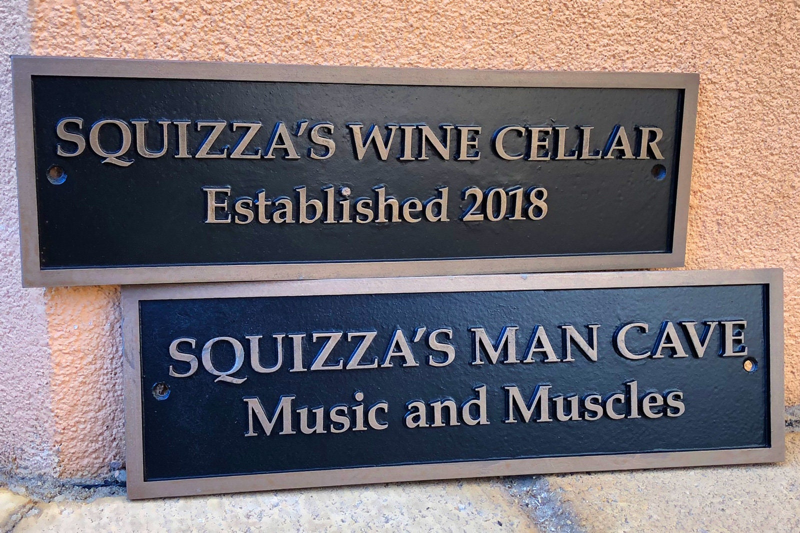 Custom Name Personalized Bar Sign Custom Bronze Resin - Etsy Australia