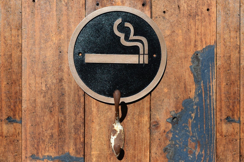 SMOKING ALLOWED door sign. VAPING Ok Cafe Hotel Pub Etsy