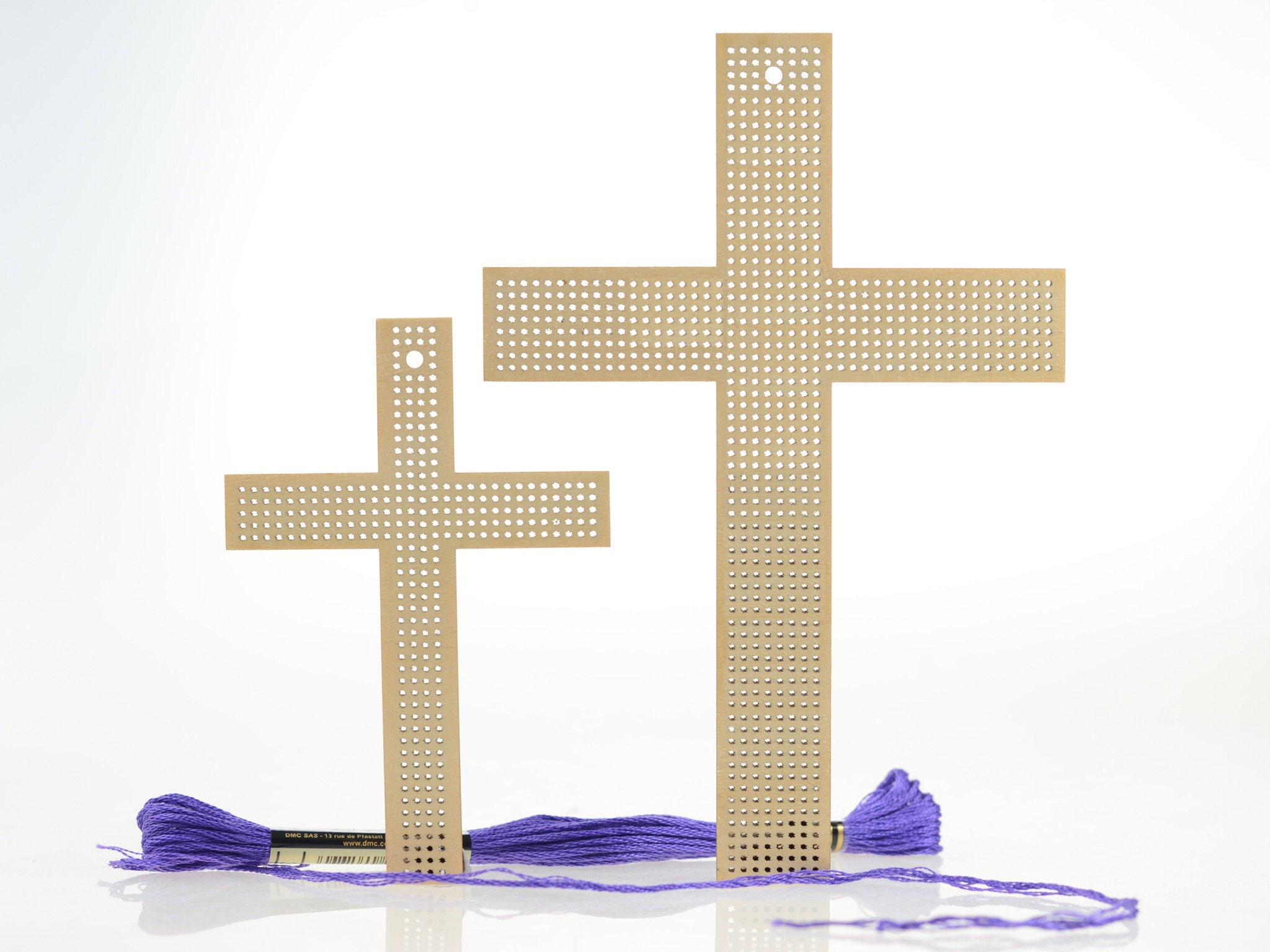 Cross Shape. Plywood Cross Stitch, Embroidery Blank. 4 Inch or 6 Inch ...