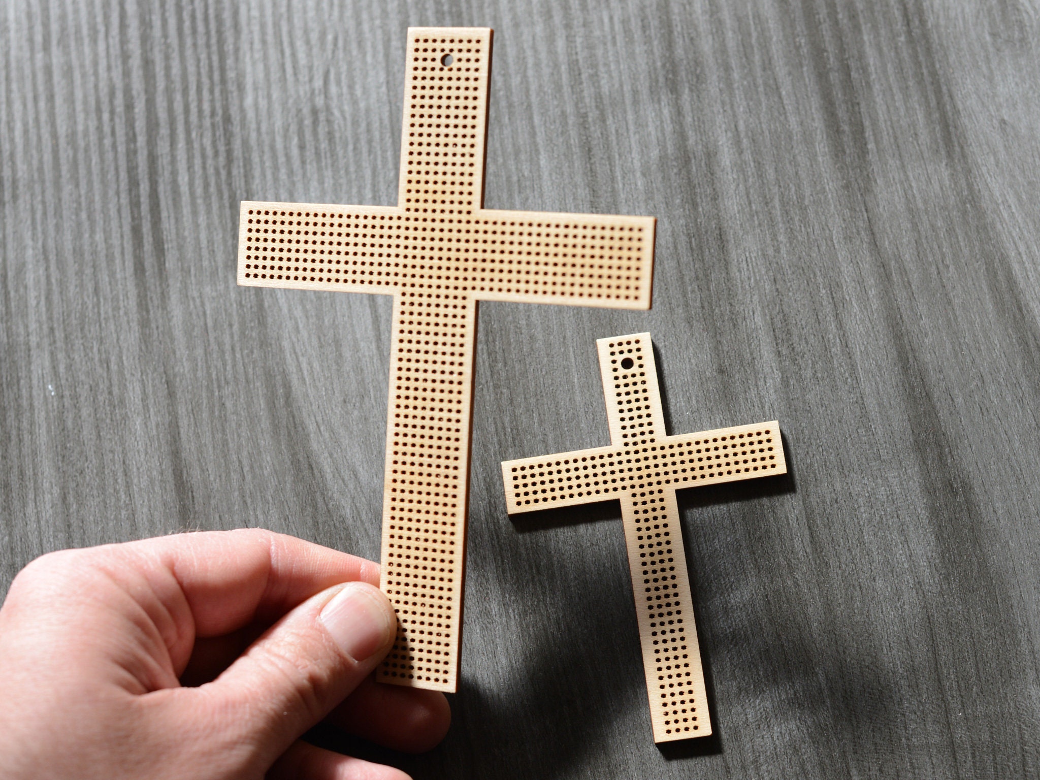 Cross Shape. Plywood Cross Stitch, Embroidery Blank. 4 Inch or 6 Inch ...