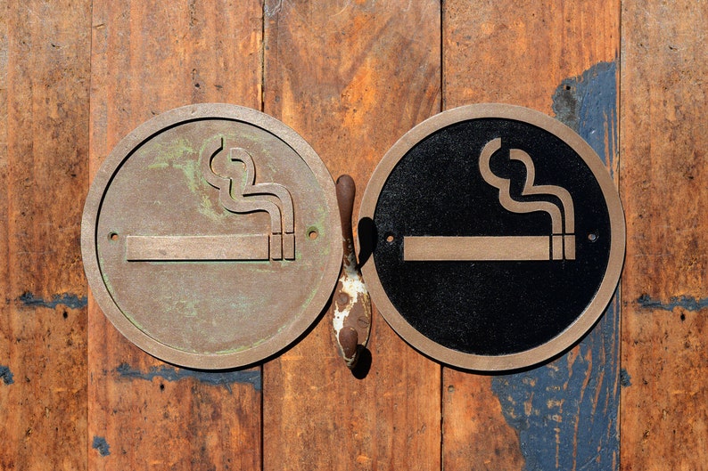 SMOKING ALLOWED door sign. VAPING Ok Cafe Hotel Pub Etsy