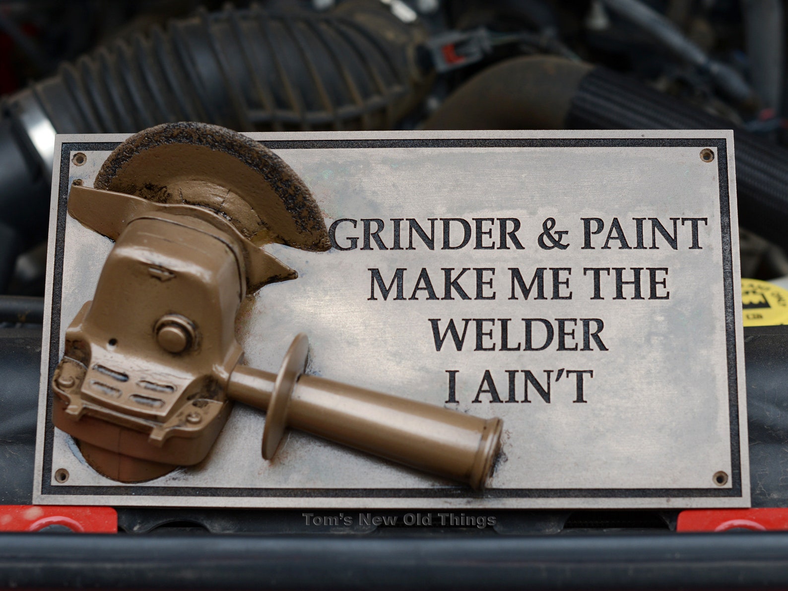 Grinder & Paint Make Me the Welder I Ain't. Funny Gift Etsy