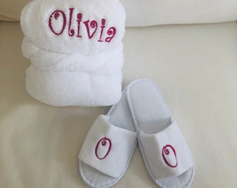 little girl robes and slippers