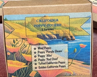 California Poppy-Pourri seeds - 6 Varieties