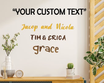 Custom Wooden Name Sign: Birch Wood Nursery Decor