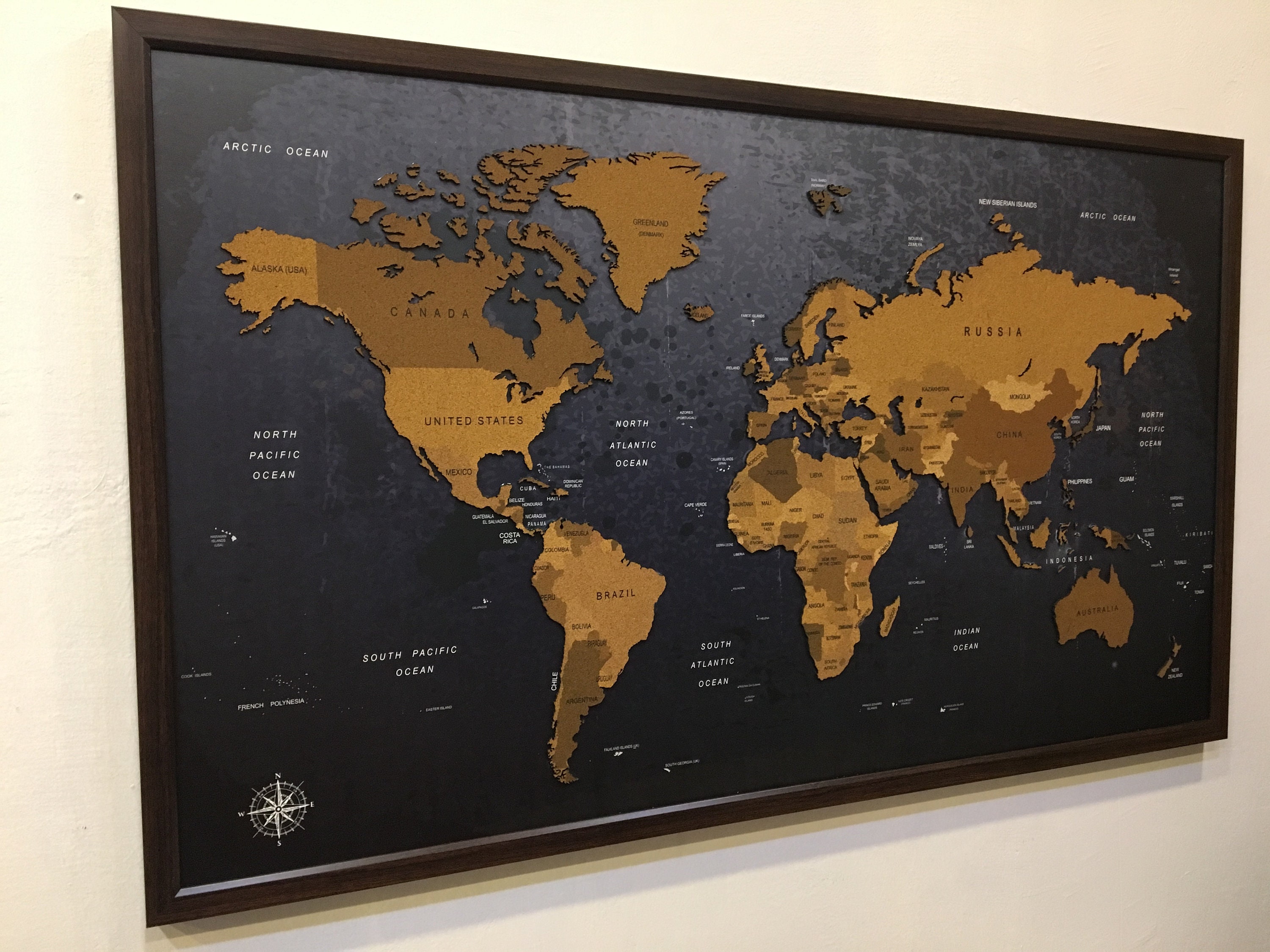 Cork World Map