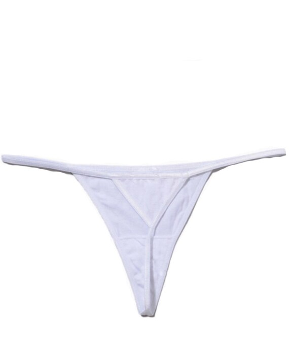 COTTON G STRING THONG -  UK