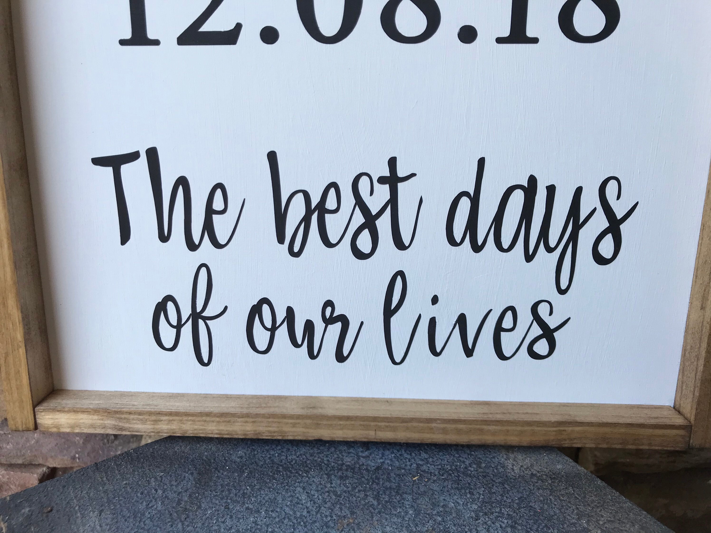 Best Days of Our Lives Sign - Etsy
