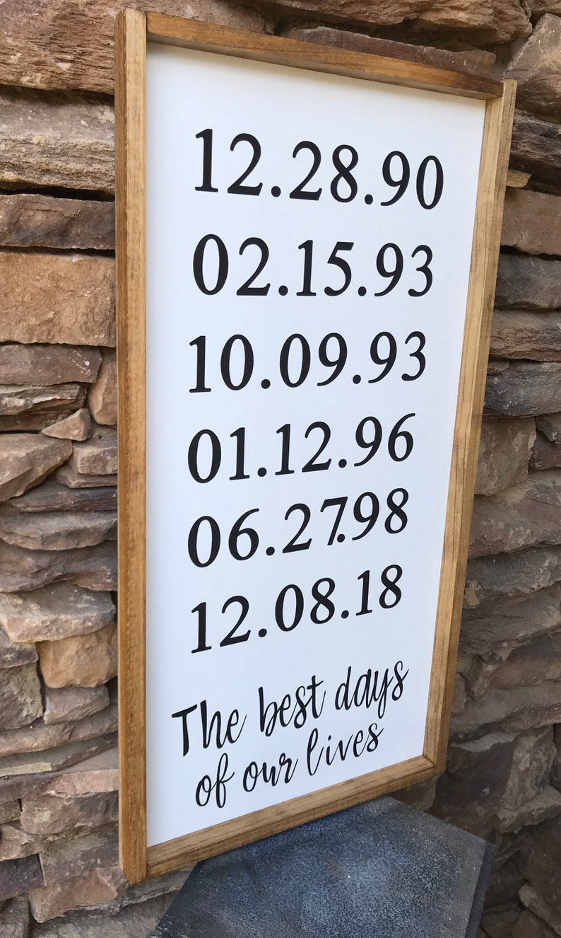 Best Days of Our Lives Sign - Etsy