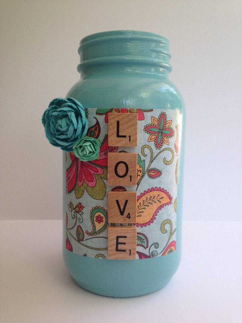 Love Mason Jar image 3