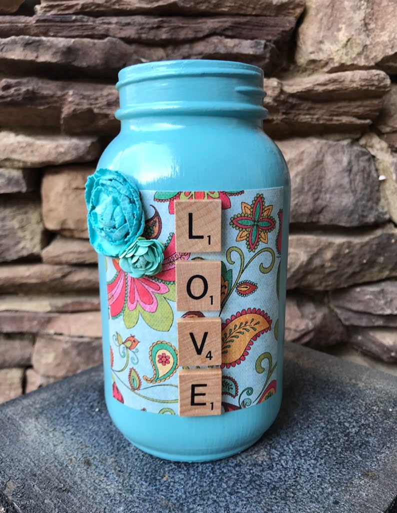 Love Mason Jar image 1