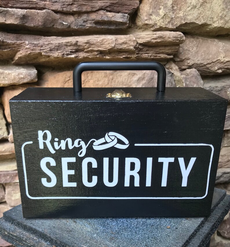 Ring Security Ring Bearer Case Etsy