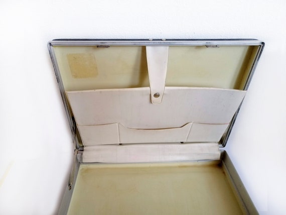 Black briefcase Plastic hard shell attache case B… - image 10