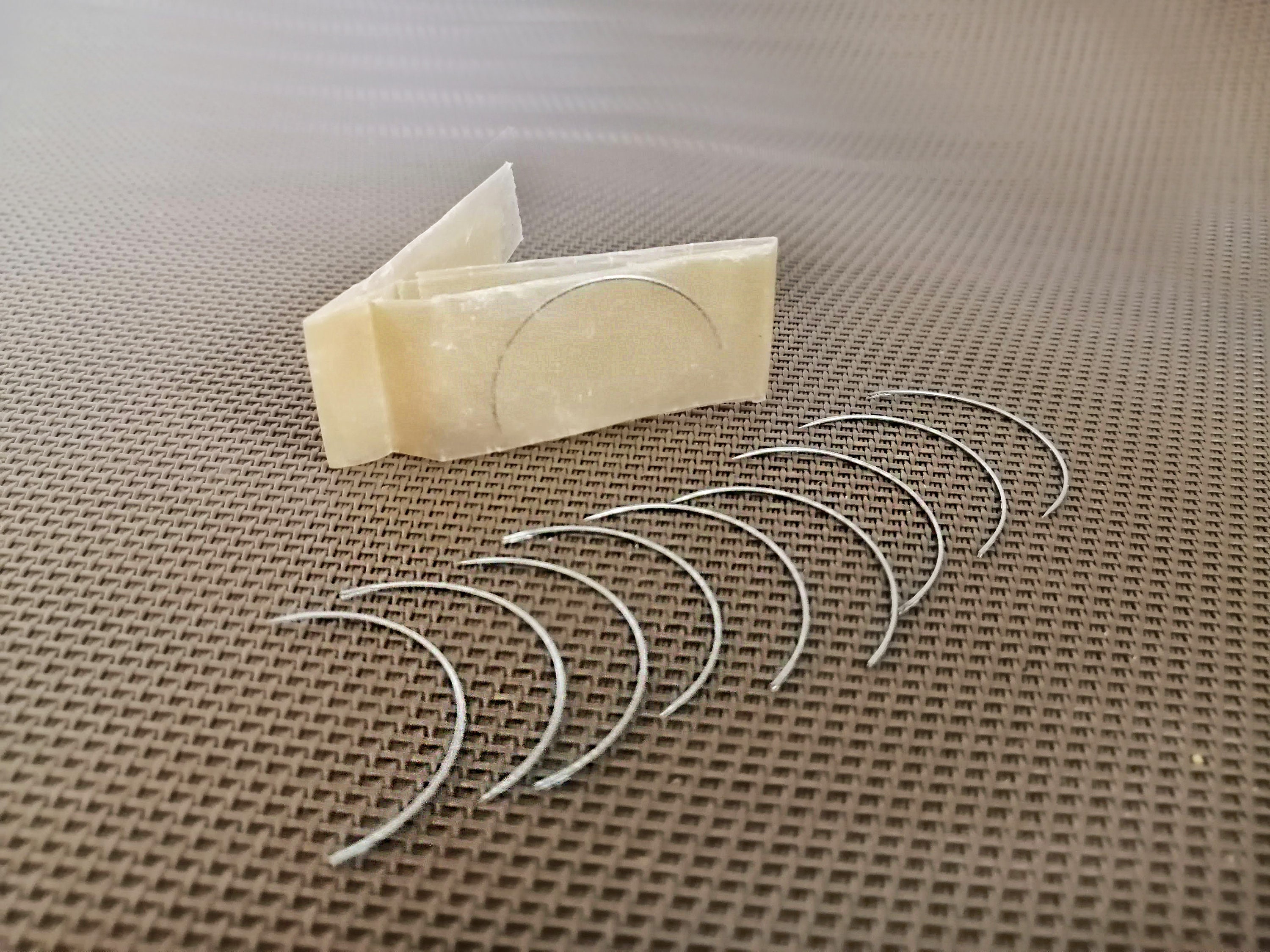 Curved sewing needles set 10 pieces Medical clinic instrument Etsy