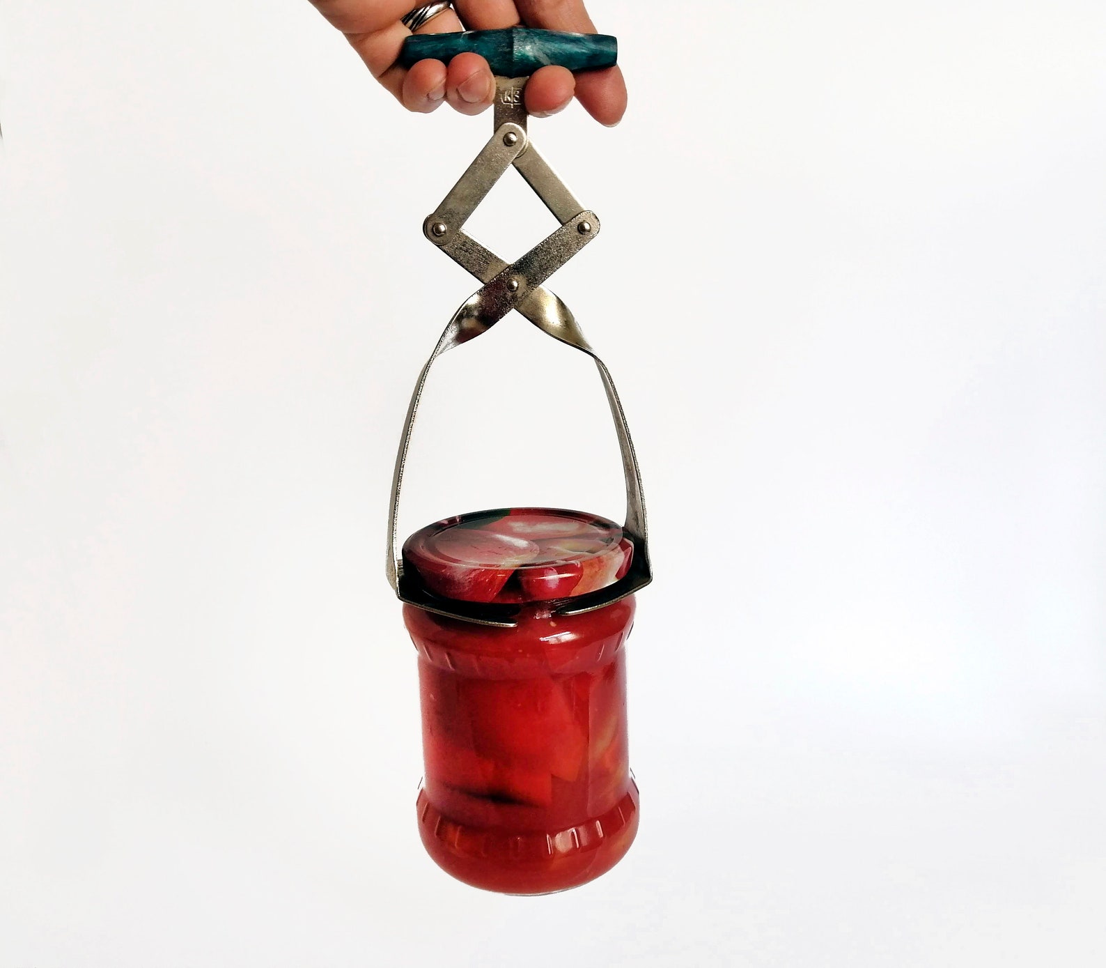 Canning jar holder Lifter Grip Vintage Tongs Grabber Removal Etsy