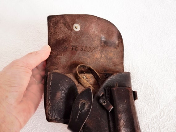 Pistolenholster Österr schwarz mit Kunststoffschale Gürtelholster Holster