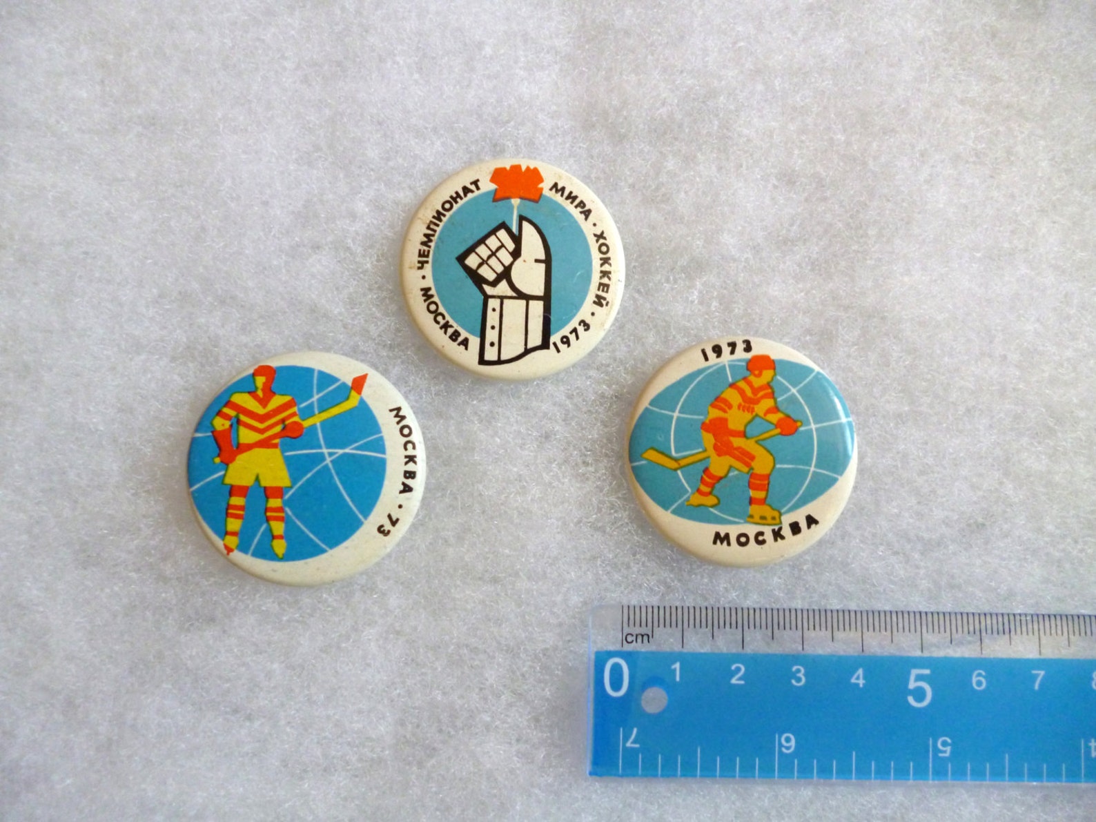 Sports Lapel Pins 3 Collection Ice Hockey 1973 Badges Set Etsy