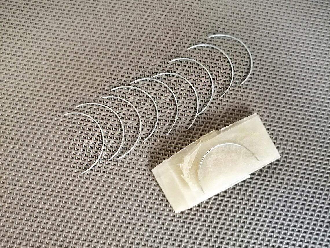 Curved Sewing Needles Set 10 Pieces Medical Clinic Instrument Etsy