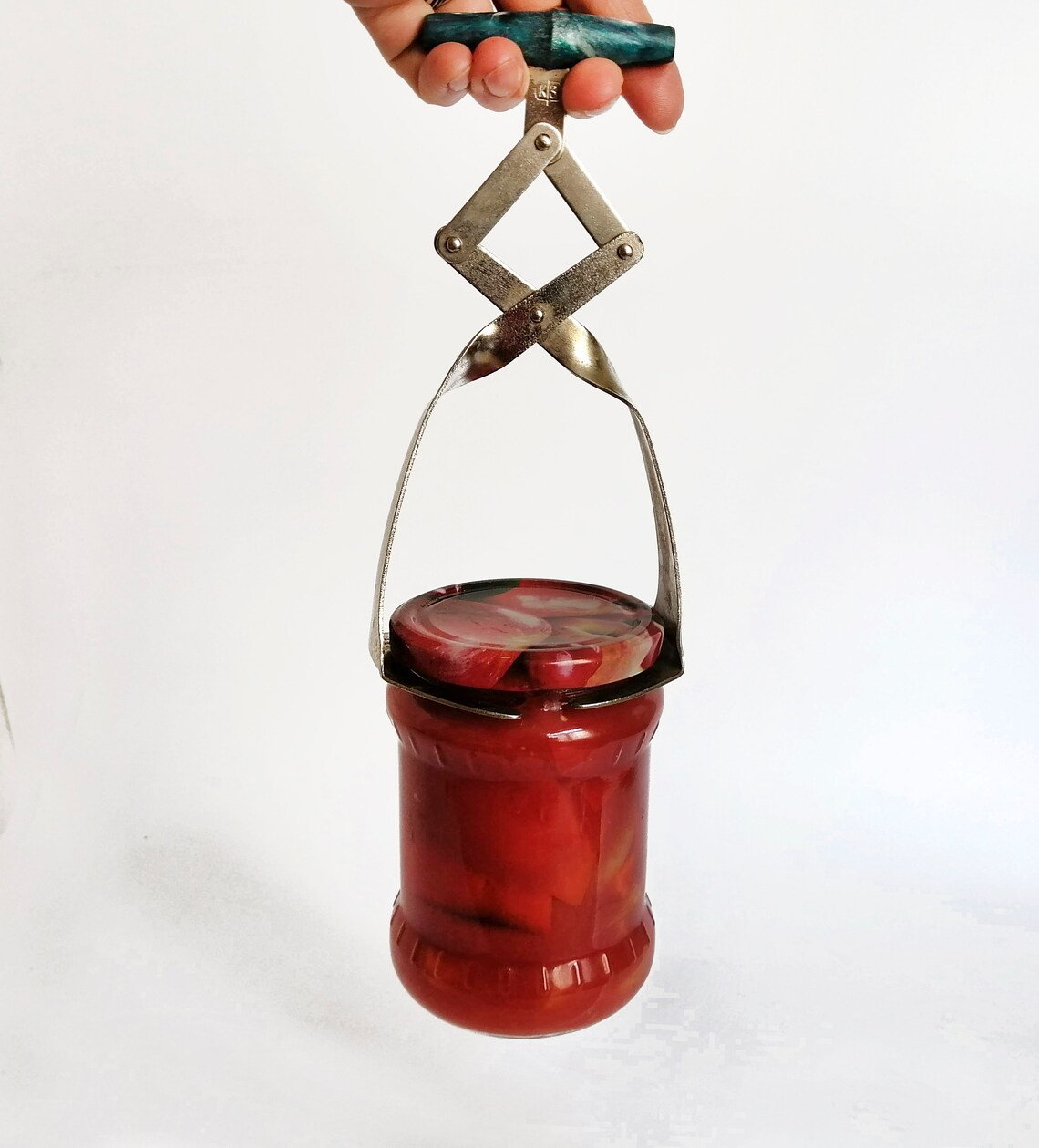 Canning jar holder Lifter Grip Vintage Tongs Grabber Removal Etsy