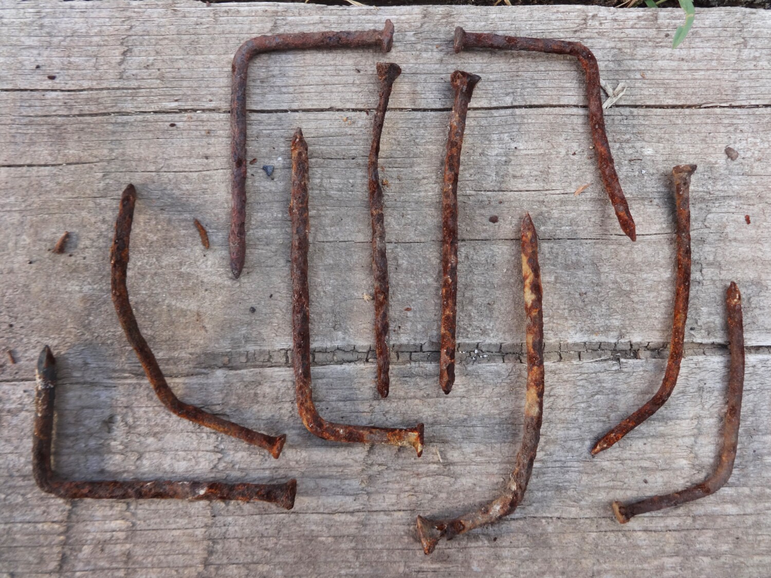 Antike Rusty Eisen Nägel Hardware verrosteten Metall-Handwerk | Etsy