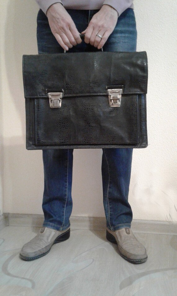 old style briefcase