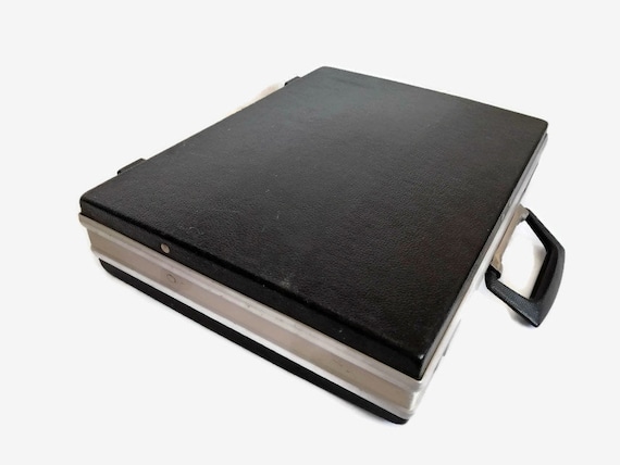 Black briefcase Plastic hard shell attache case B… - image 7