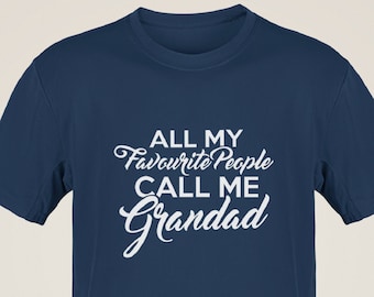 T-shirt opa Al mijn favoriete mensen noemen me opa T-shirt grappig T-shirt opa T-shirt Vaderdagcadeau voor vader van kleinkinderen XS-6XL