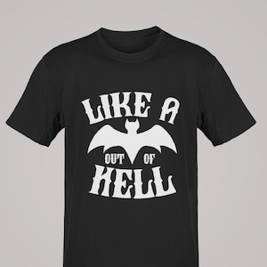 Koszulka męska Like a Bat Out of Hell Unisex - Rock Merchandise Fan Band Gift Present Rock Music Meatloaf Band Tee Music TShirt T Shirt