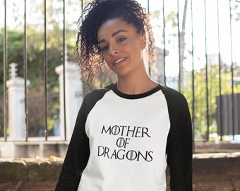 Maglietta da baseball Mother of Dragons – Maglia a maniche lunghe da donna