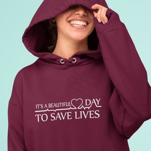 Gray and red hoodie online
