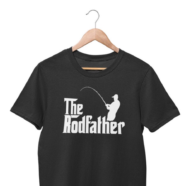 THE RODFATHER FUNNY T SHIRT FISHING FISHERMEN GIFT PRESENT - Foto 4
